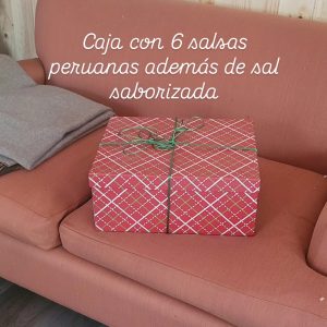 Caja con 6 salsas peruanas